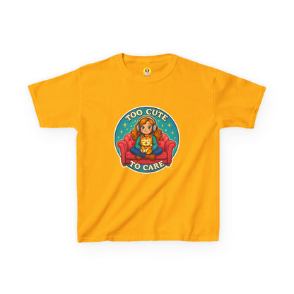 Too Cute Kids Tee, Funny Kids T-Shirt, Cute Child Gift, Birthday Outfit, Fun Children's Apparel, Casual Kids Wear