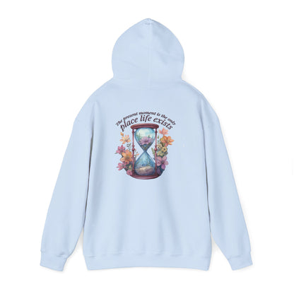 Floral Hourglass Hooded Sweatshirt - Cozy Gift, Unisex Pullover, Nature Lover Apparel, Casual Hoodie