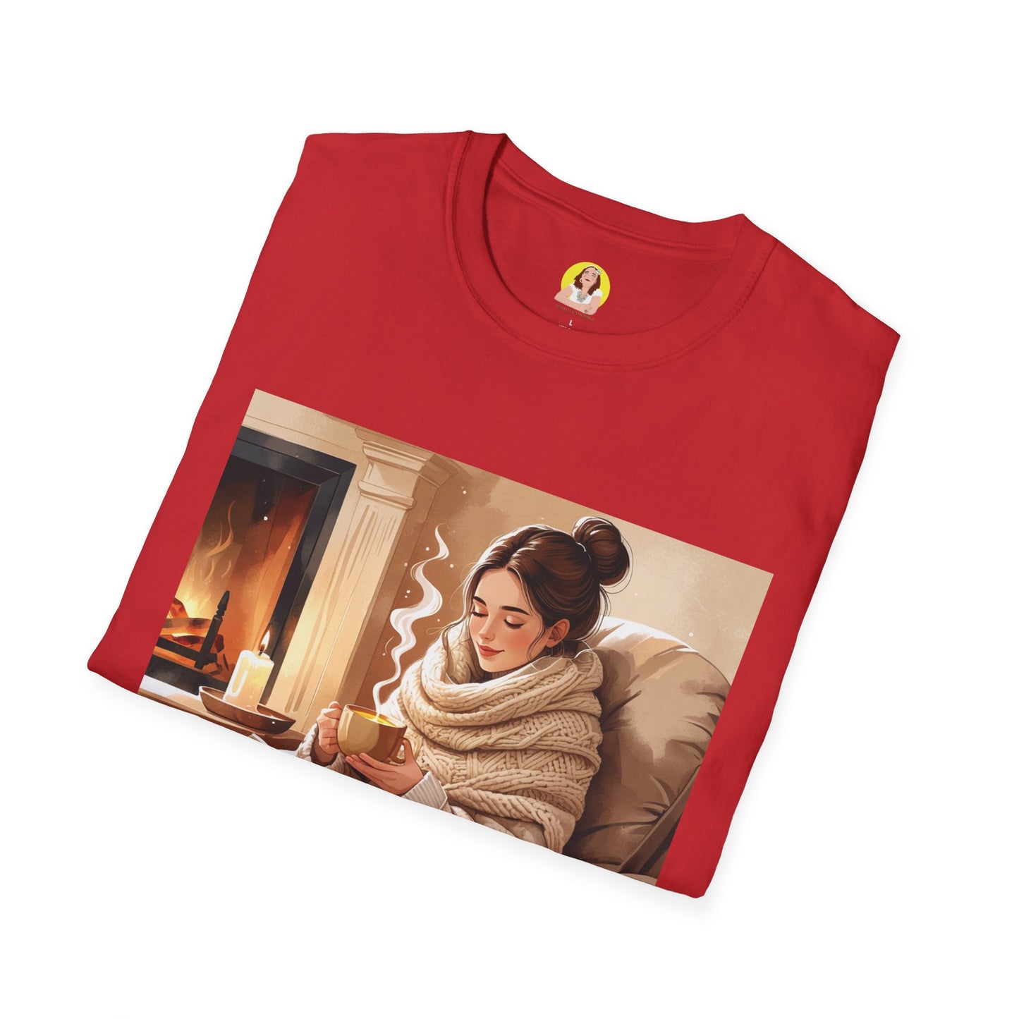 Cozy Peace Unisex T-Shirt - Perfect Gift for Winter, Relaxation, Self-Care Days, Home Decor Lovers, Cozy Vibes