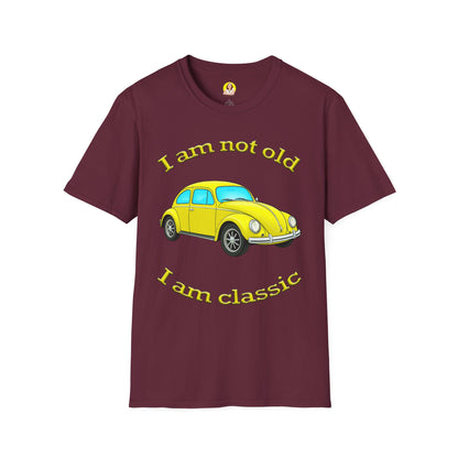 Classic Car Humor T-Shirt, Funny Gift for Father's Day, Retro Tee, Vintage Car Shirt, Birthday Present, Classic Style Apparel