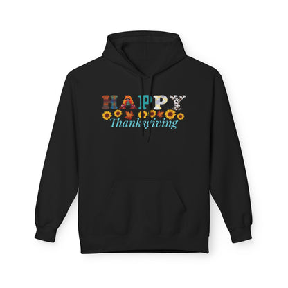 Thanksgiving Hoodie, Happy Thanksgiving Fleece, Cozy Fall Sweatshirt, Autumn Apparel, Thanksgiving Gift Idea