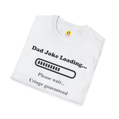 Dad Joke Loading Unisex Softstyle T-Shirt, Funny Gift for Dads, Father's Day Tee, Humor Apparel, Casual Wear