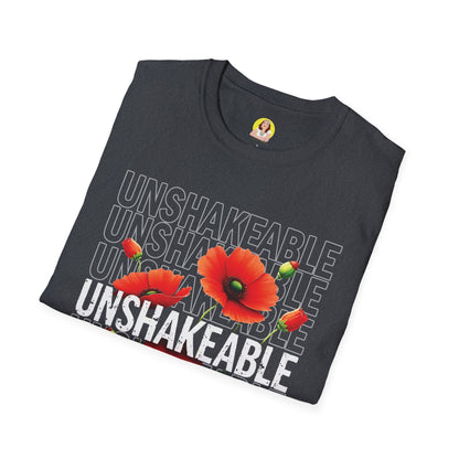 Unshakeable Floral T-Shirt, Motivational Tee, Casual Wear, Gift for Friends, Inspirational Apparel, Summer Fashion