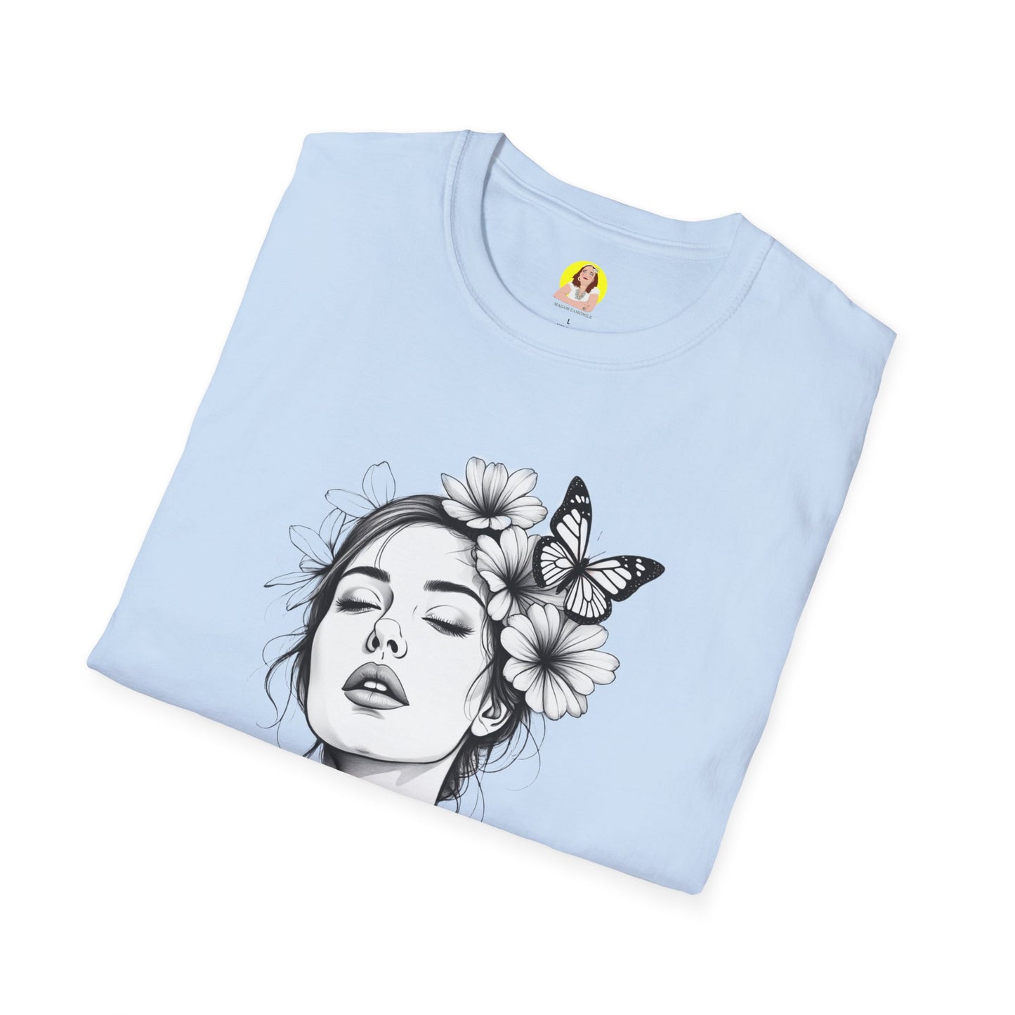 Empowering Floral T-Shirt, Inspirational Shirt, Self-Love Apparel, Gift for Her, Motivational Quote Tee