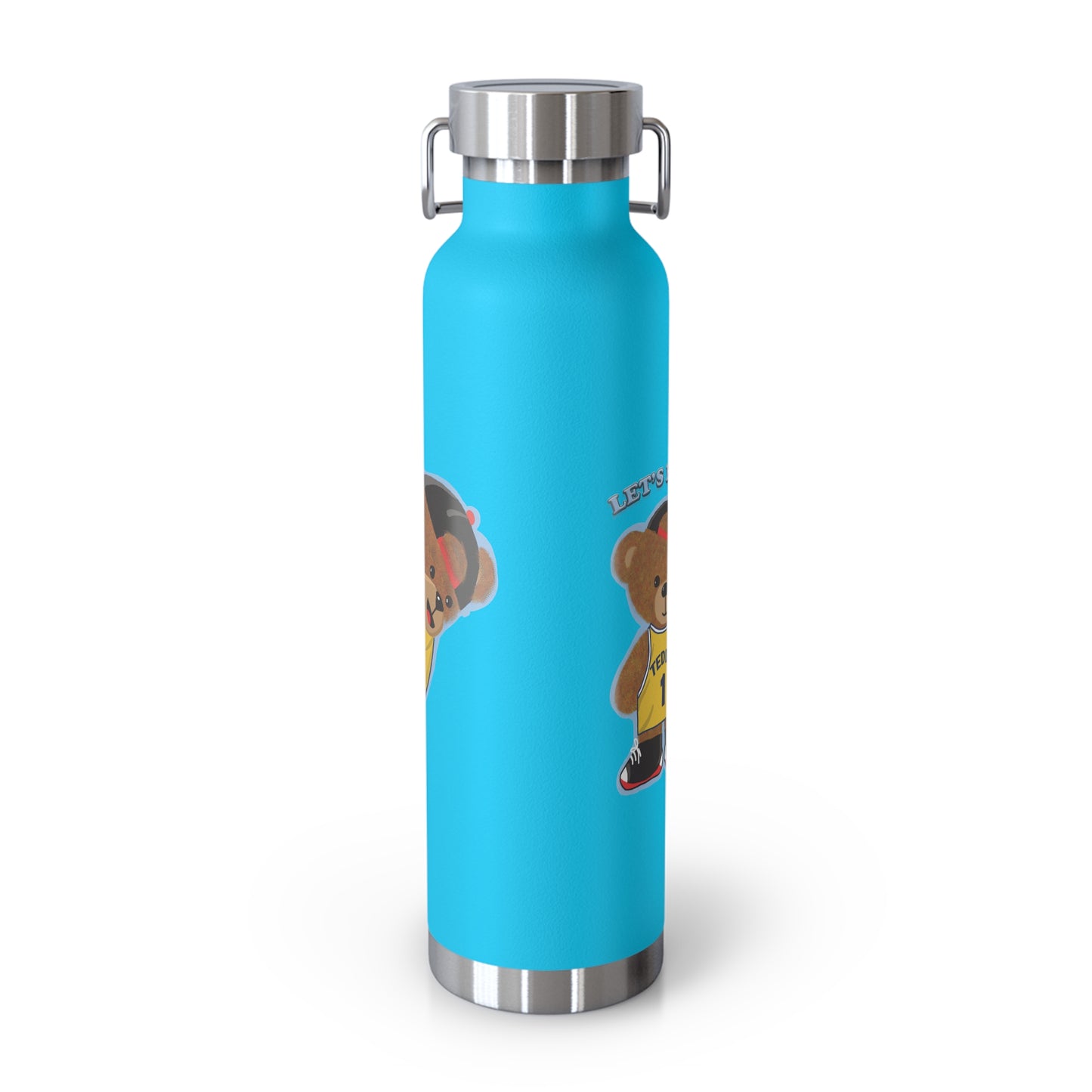 Sporty Insulated Water Bottle - Motivational Hydration for Athletes, Travel, Gym, Basketball Lovers, Personalized Gift