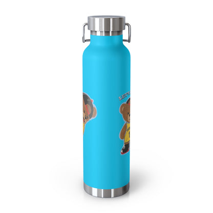Sporty Insulated Water Bottle - Motivational Hydration for Athletes, Travel, Gym, Basketball Lovers, Personalized Gift