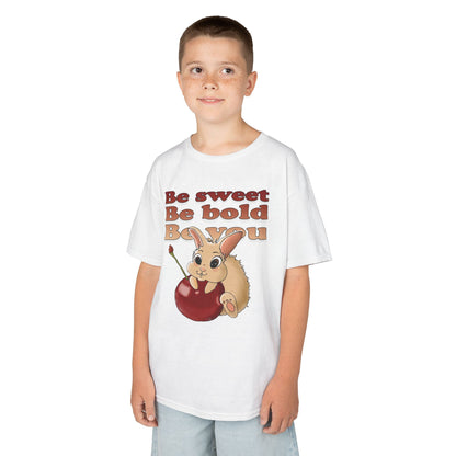 Cute Bunny Kids Tee - Heavy Cotton™ T-Shirt for Spring Celebrations