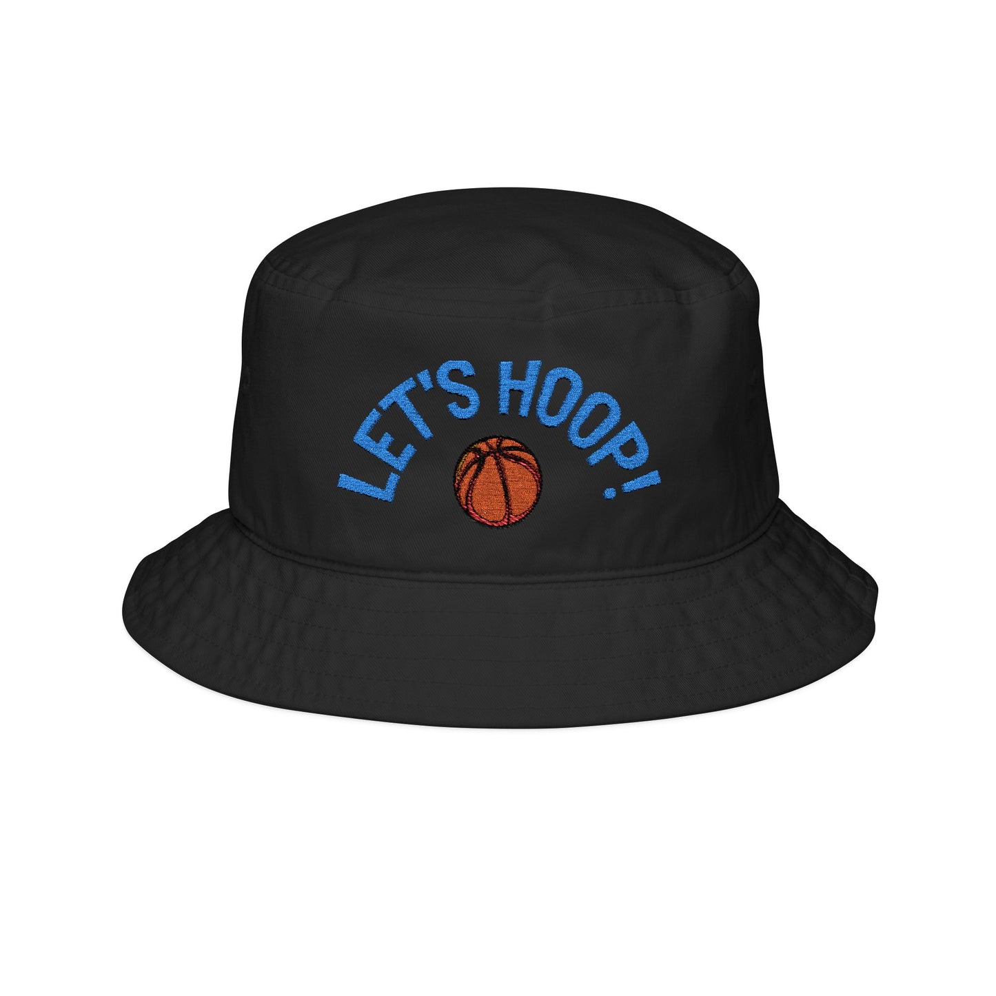 Basketball Bucket Hat - Let's Hoop! | Trendy Sports Hat, Gift for Athletes, Summer Fashion, Unisex Accessories, Outdoor Gear