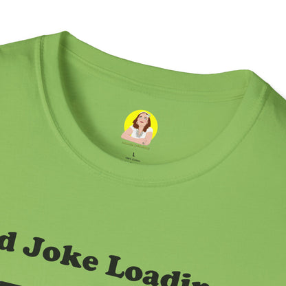 Dad Joke Loading Unisex Softstyle T-Shirt, Funny Gift for Dads, Father's Day Tee, Humor Apparel, Casual Wear