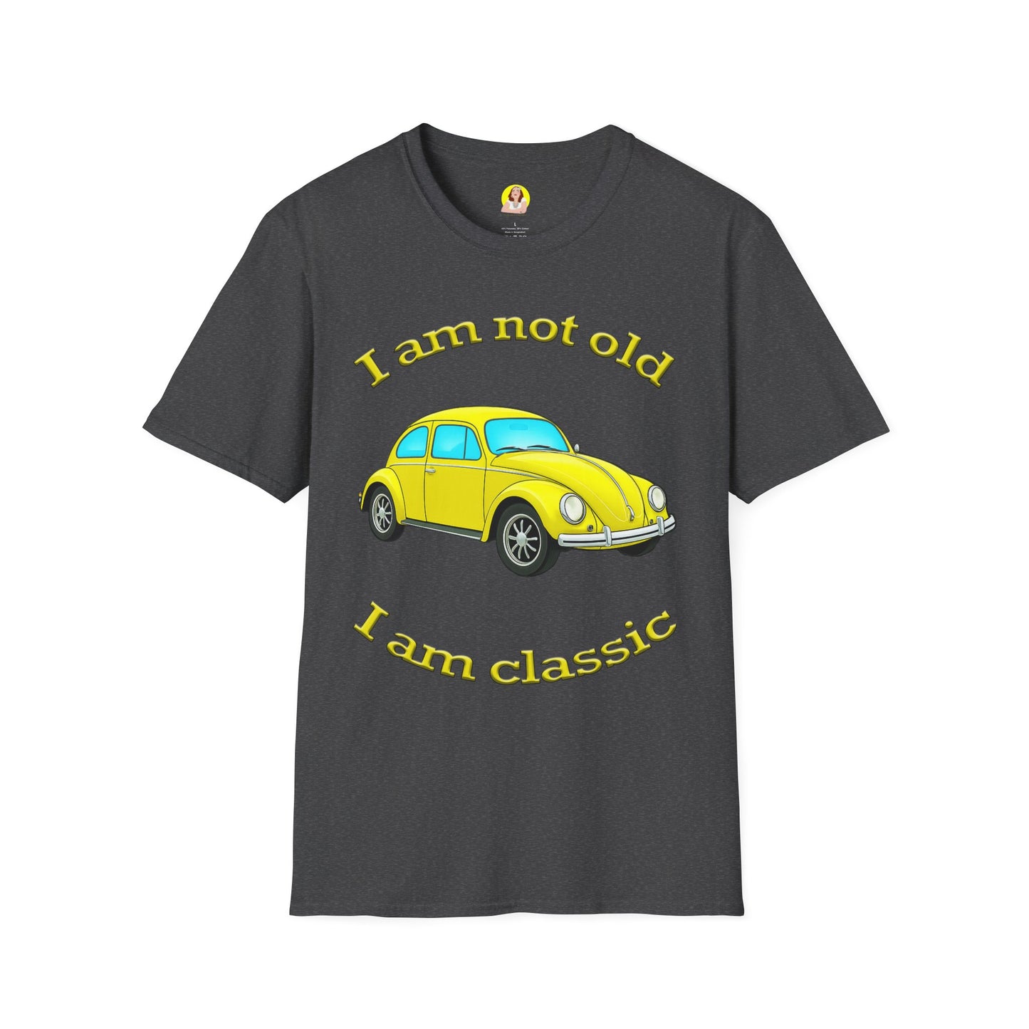 Classic Car Humor T-Shirt, Funny Gift for Father's Day, Retro Tee, Vintage Car Shirt, Birthday Present, Classic Style Apparel