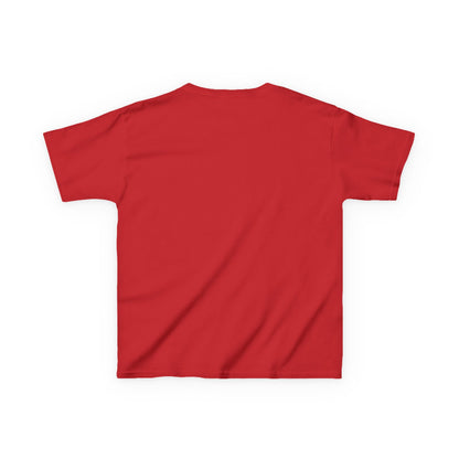Soccer Motivation Tee - Never Give Up, Kids Heavy Cotton T-Shirt, Sports Shirt, Gift for Young Athletes, Birthday Present, Team Apparel