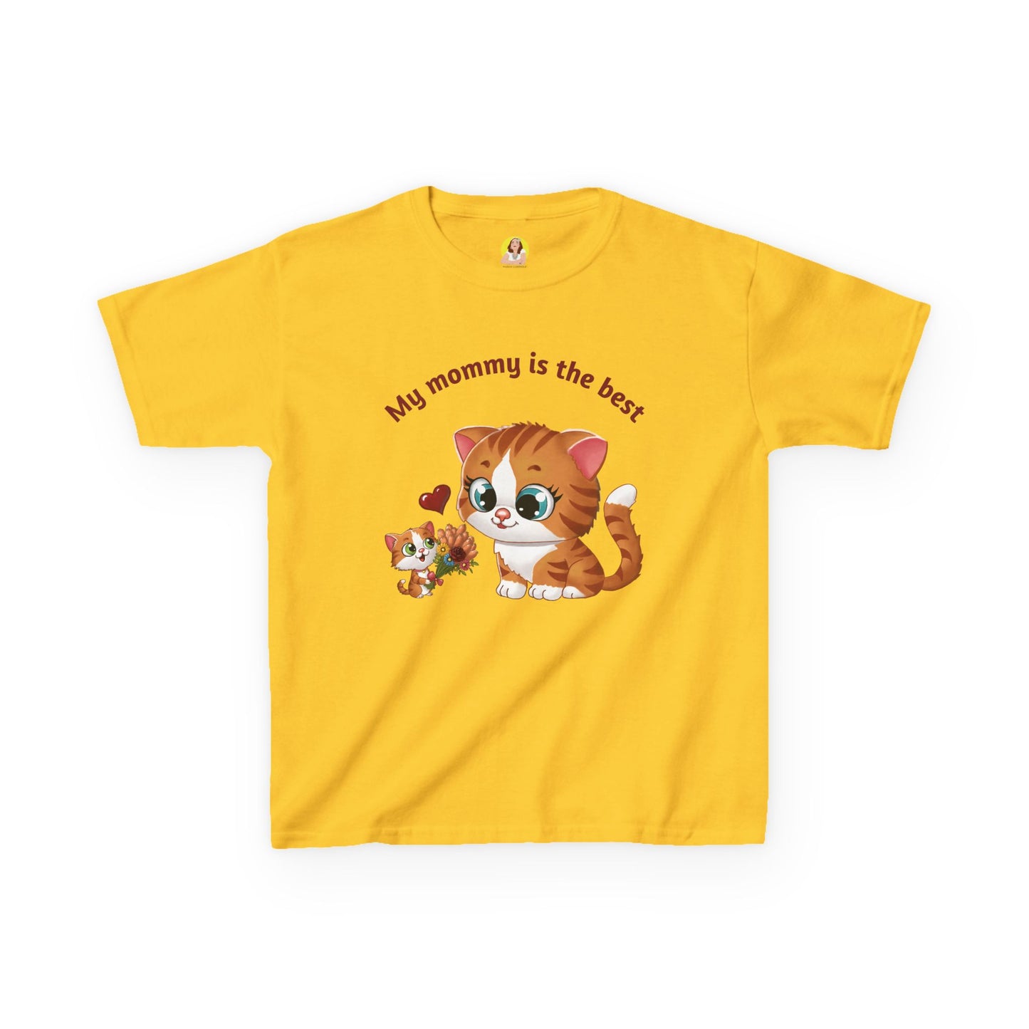 Adorable Kids T-Shirt: 'My Mommy is the Best' Cat Design, Perfect Gift for Mother's Day, Birthday, Everyday Wear, Fun Fashion, Child's Tee