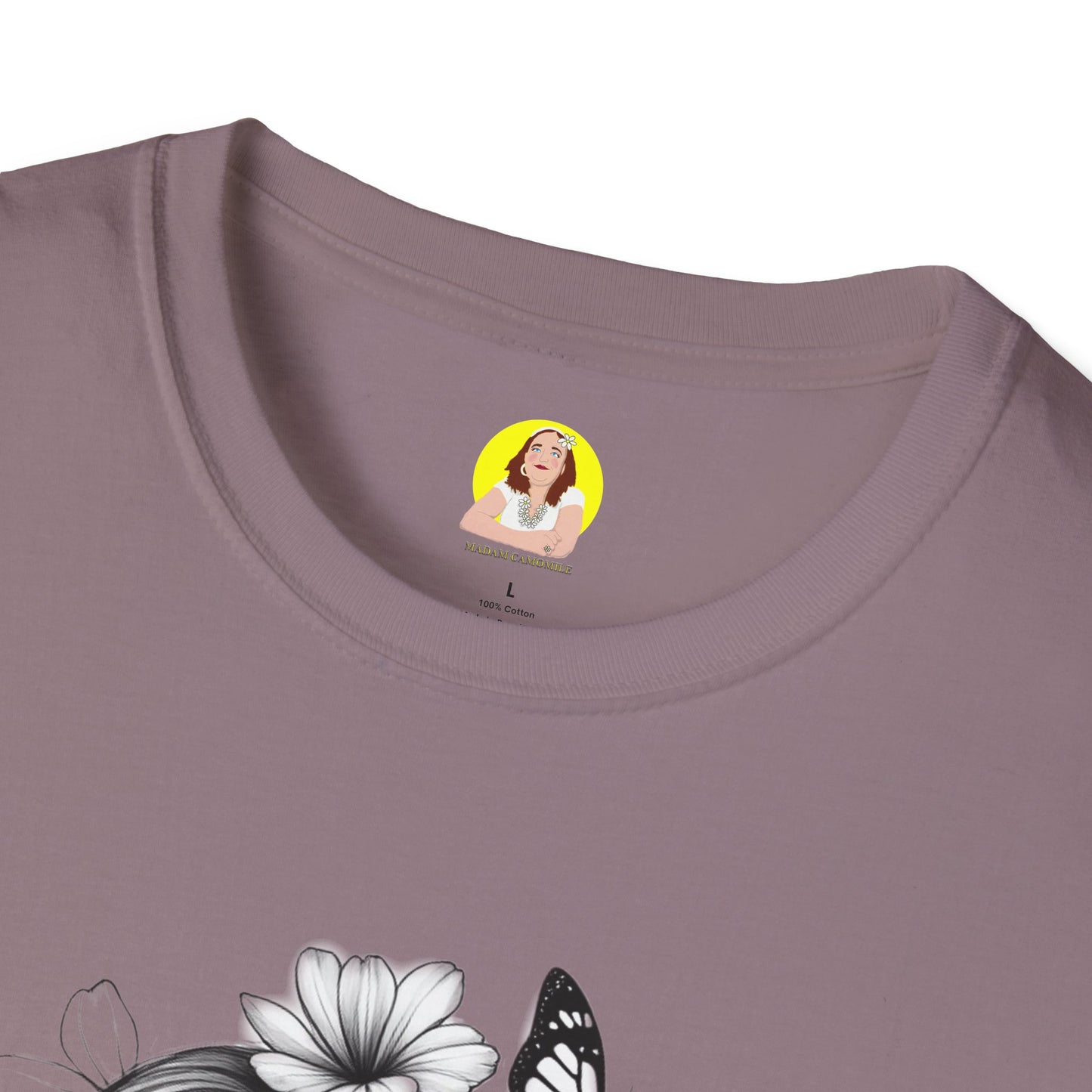 Empowering Floral T-Shirt, Inspirational Shirt, Self-Love Apparel, Gift for Her, Motivational Quote Tee