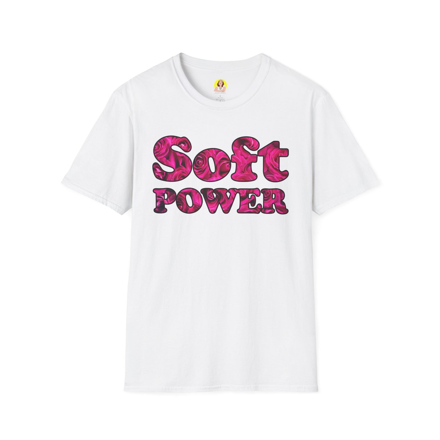 Unisex Softstyle T-Shirt - Soft Power, Casual Tee, Feminist Shirt, Summer Wear, Gift for Her