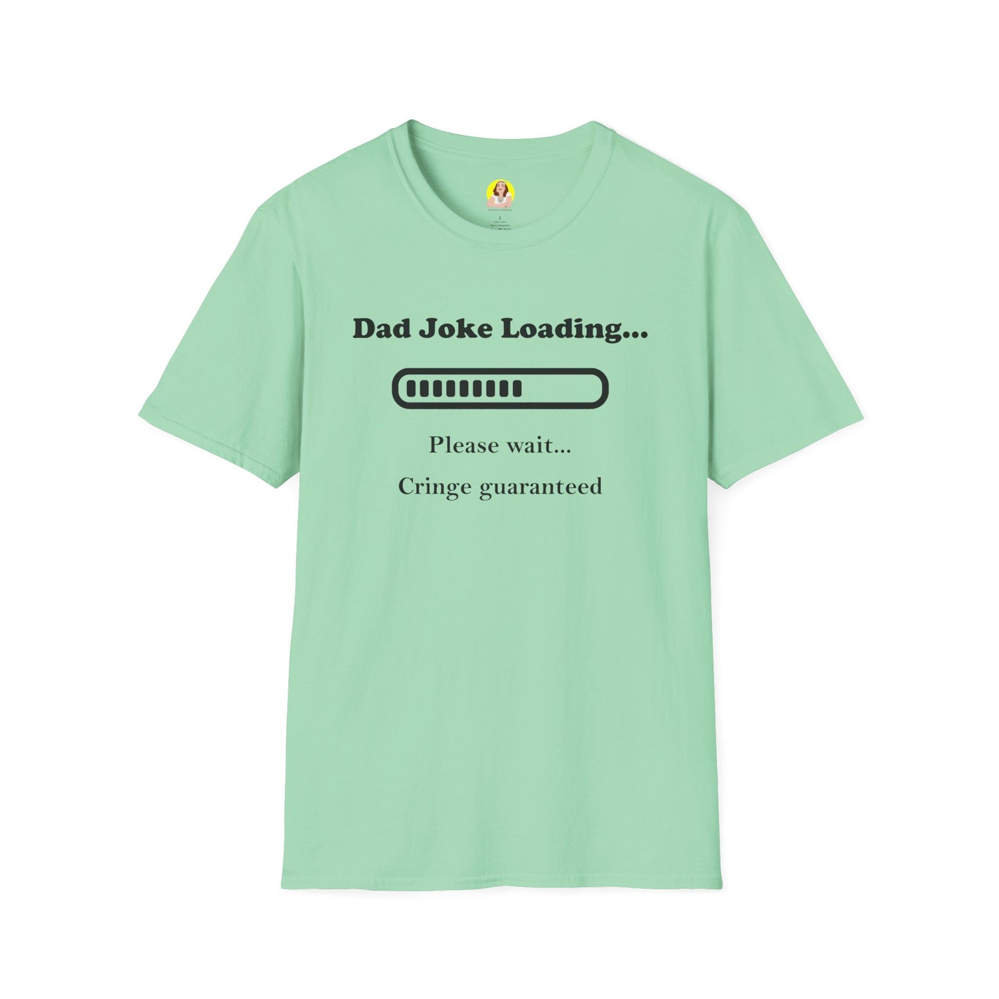 Dad Joke Loading Unisex Softstyle T-Shirt, Funny Gift for Dads, Father's Day Tee, Humor Apparel, Casual Wear