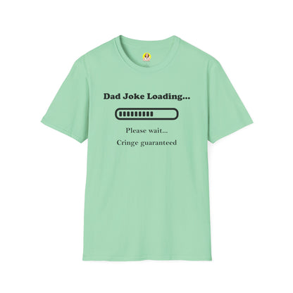 Dad Joke Loading Unisex Softstyle T-Shirt, Funny Gift for Dads, Father's Day Tee, Humor Apparel, Casual Wear