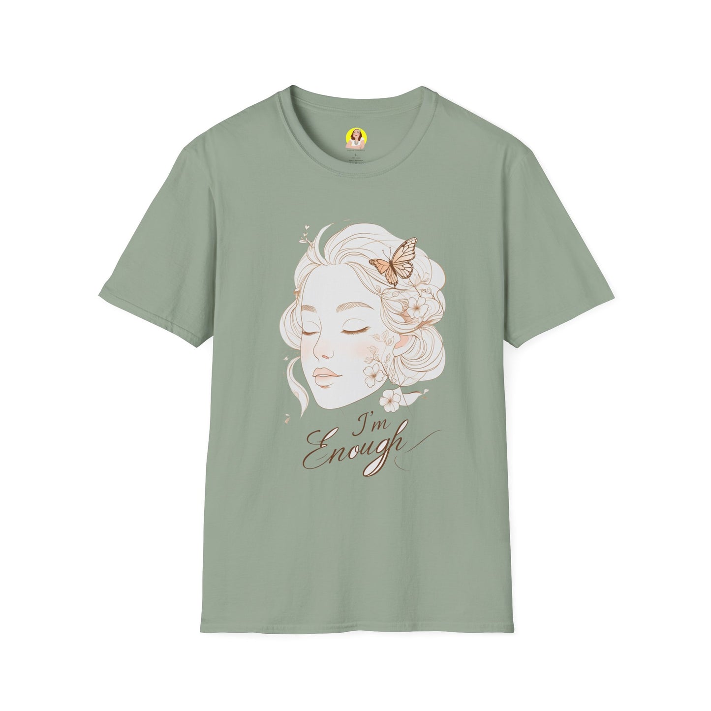 Empowering I'm Enough T-Shirt, Unisex Softstyle Tee, Self-Love Gift, Affirmation Apparel, Everyday Comfort Wear