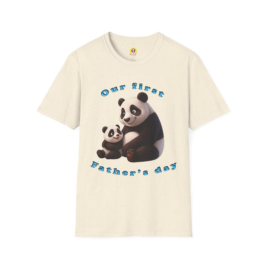 Dad & Baby Panda T-Shirt, Father's Day Gift, Family Bonding Shirt, New Dad Outfit, Animal Lover Apparel