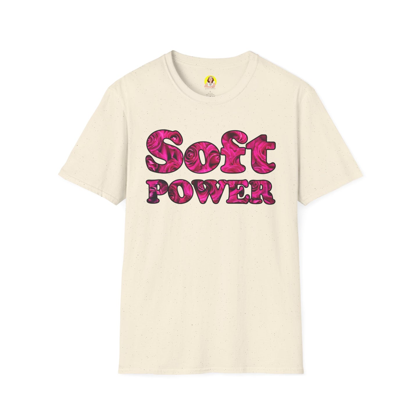 Unisex Softstyle T-Shirt - Soft Power, Casual Tee, Feminist Shirt, Summer Wear, Gift for Her