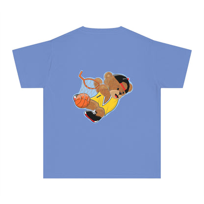 Youth Tee - Basketball Teddy Bear Design