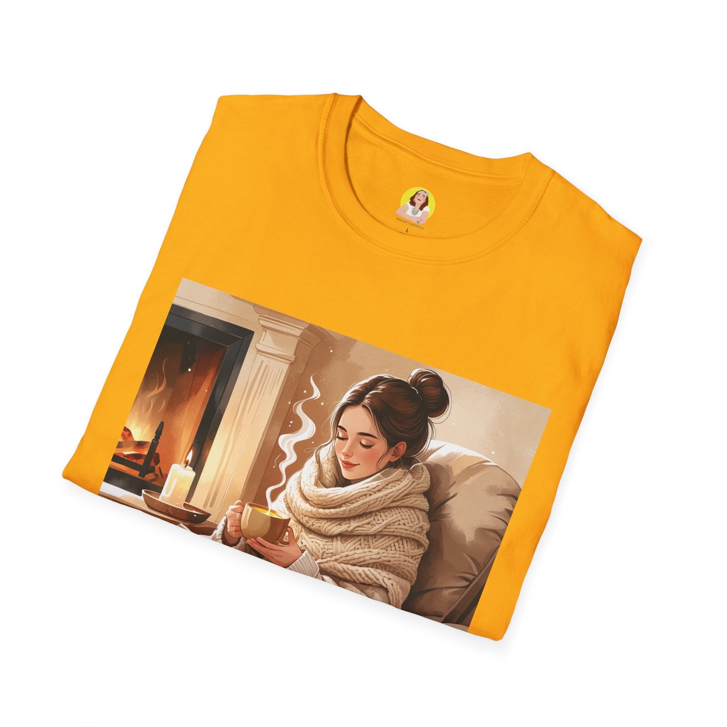 Cozy Peace Unisex T-Shirt - Perfect Gift for Winter, Relaxation, Self-Care Days, Home Decor Lovers, Cozy Vibes