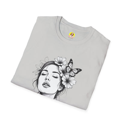 Empowering Floral T-Shirt, Inspirational Shirt, Self-Love Apparel, Gift for Her, Motivational Quote Tee