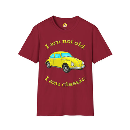 Classic Car Humor T-Shirt, Funny Gift for Father's Day, Retro Tee, Vintage Car Shirt, Birthday Present, Classic Style Apparel