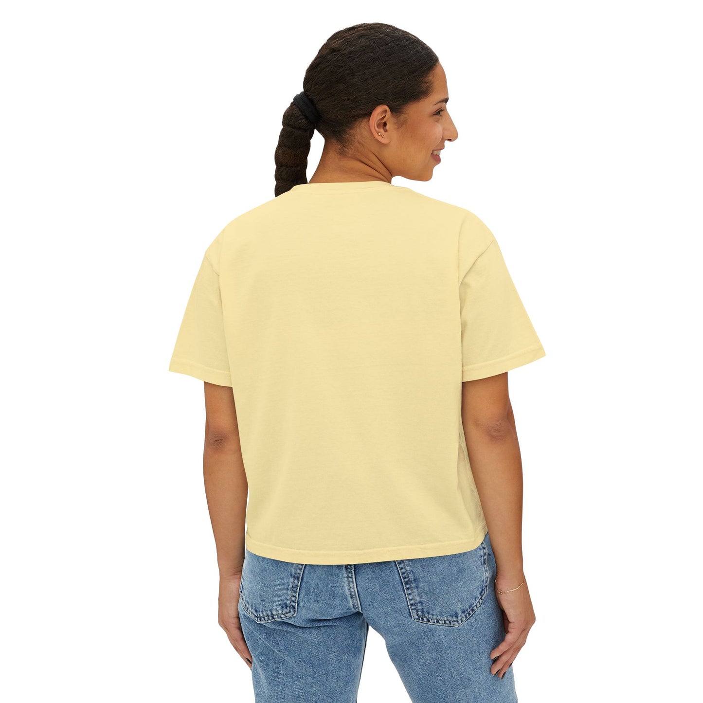 Women's Boxy Tee - Cute Cat Design, Perfect Gift for Mom