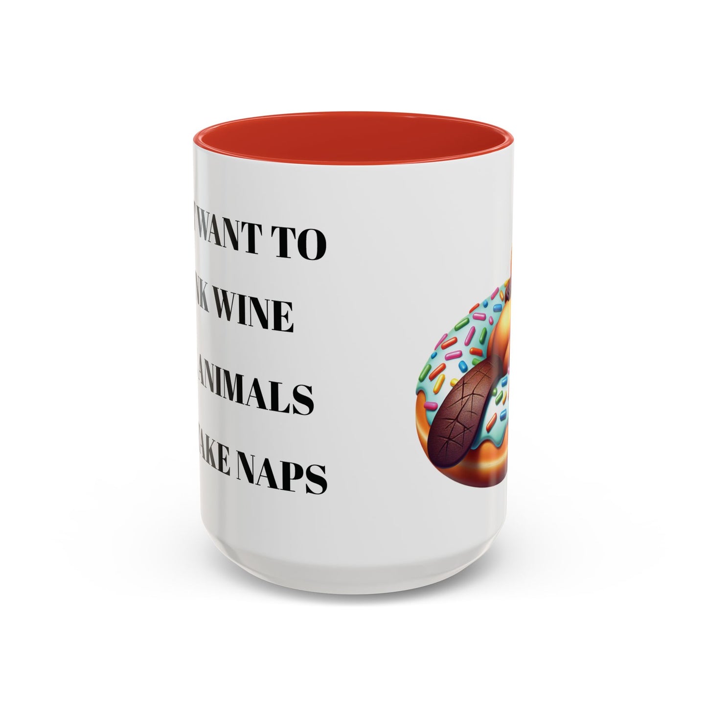 Cute Beaver Donut Coffee Mug - Fun Gift for Animal Lovers