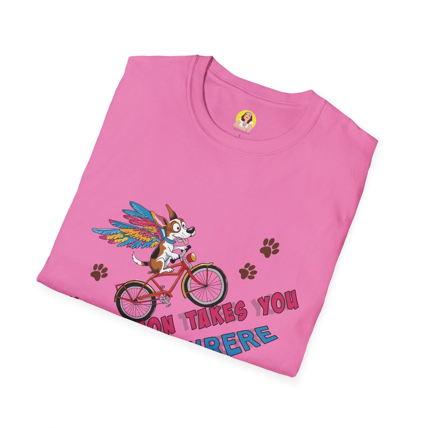 Imagination Adventure T-Shirt | Unique Graphic Tee | Gift for Dreamers, Creative Minds, Art Lovers, Bike Enthusiasts
