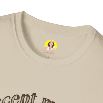 Cute Bear Graphic T-Shirt - Accept More, Expect Less - Funny Animal Tee, Gift for Friends, Cozy Casual Shirt, Birthday Gift, [...]