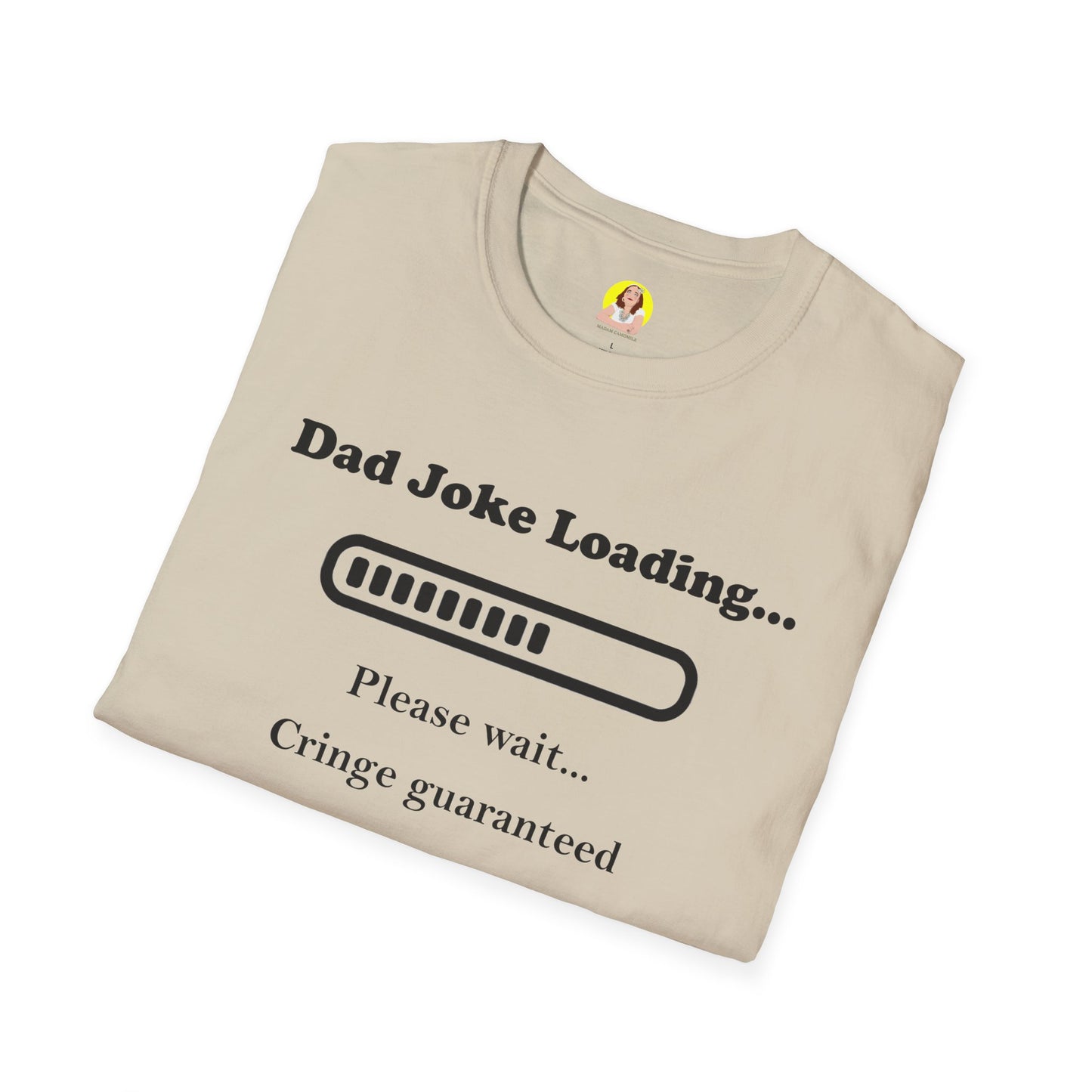 Dad Joke Loading Unisex Softstyle T-Shirt, Funny Gift for Dads, Father's Day Tee, Humor Apparel, Casual Wear