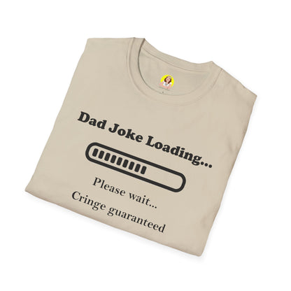 Dad Joke Loading Unisex Softstyle T-Shirt, Funny Gift for Dads, Father's Day Tee, Humor Apparel, Casual Wear