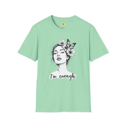 Empowering Floral T-Shirt, Inspirational Shirt, Self-Love Apparel, Gift for Her, Motivational Quote Tee