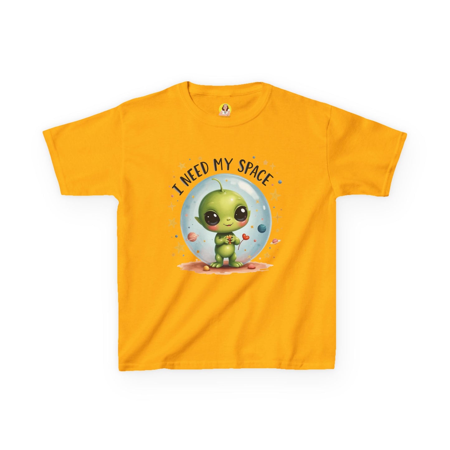 Kids Alien Graphic Tee - I Need My Space, Fun Kids Shirt, Cute Summer Apparel, Gift for Young Explorers, Outer Space Theme