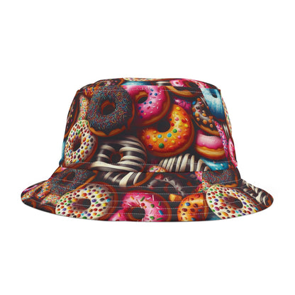Colorful Donut Bucket Hat - Fun & Playful Summer Accessory