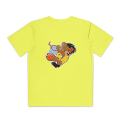Youth Basketball Bear Tee, Fun Graphic Shirt, Kids Sports Apparel, Birthday Gift, Back to School Outfit, Teddy Bear Design