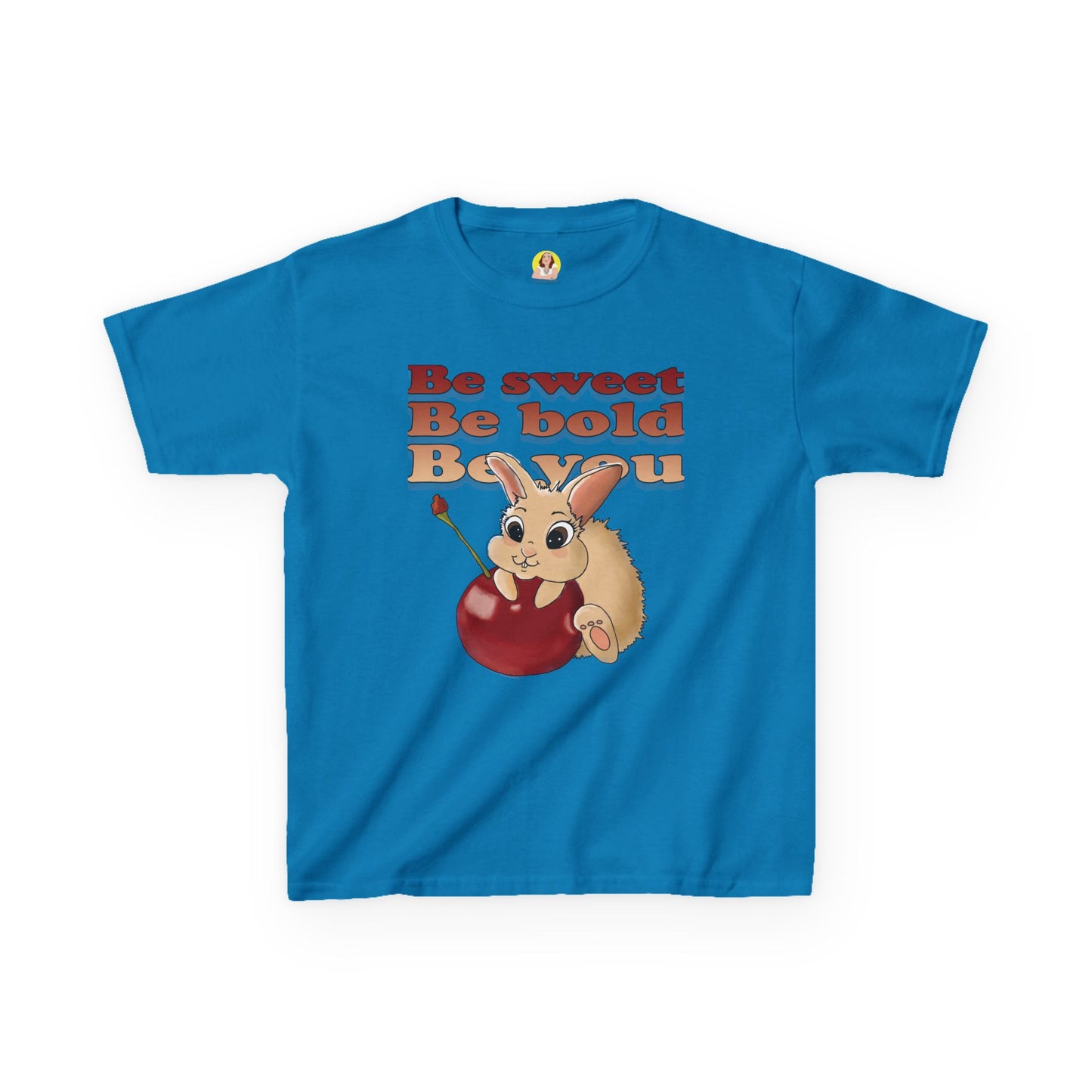 Cute Bunny Kids Tee - Heavy Cotton™ T-Shirt for Spring Celebrations