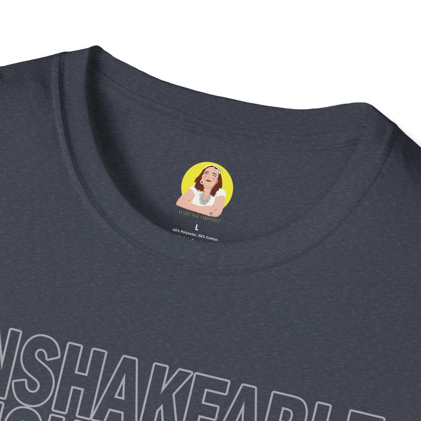 Unshakeable Floral T-Shirt, Motivational Tee, Casual Wear, Gift for Friends, Inspirational Apparel, Summer Fashion