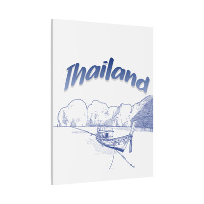 Thailand Matte Canvas Wall Art, Coastal Decor, Travel Wall Art, Home Decoration, Gift for Travelers, Ocean Themed Art