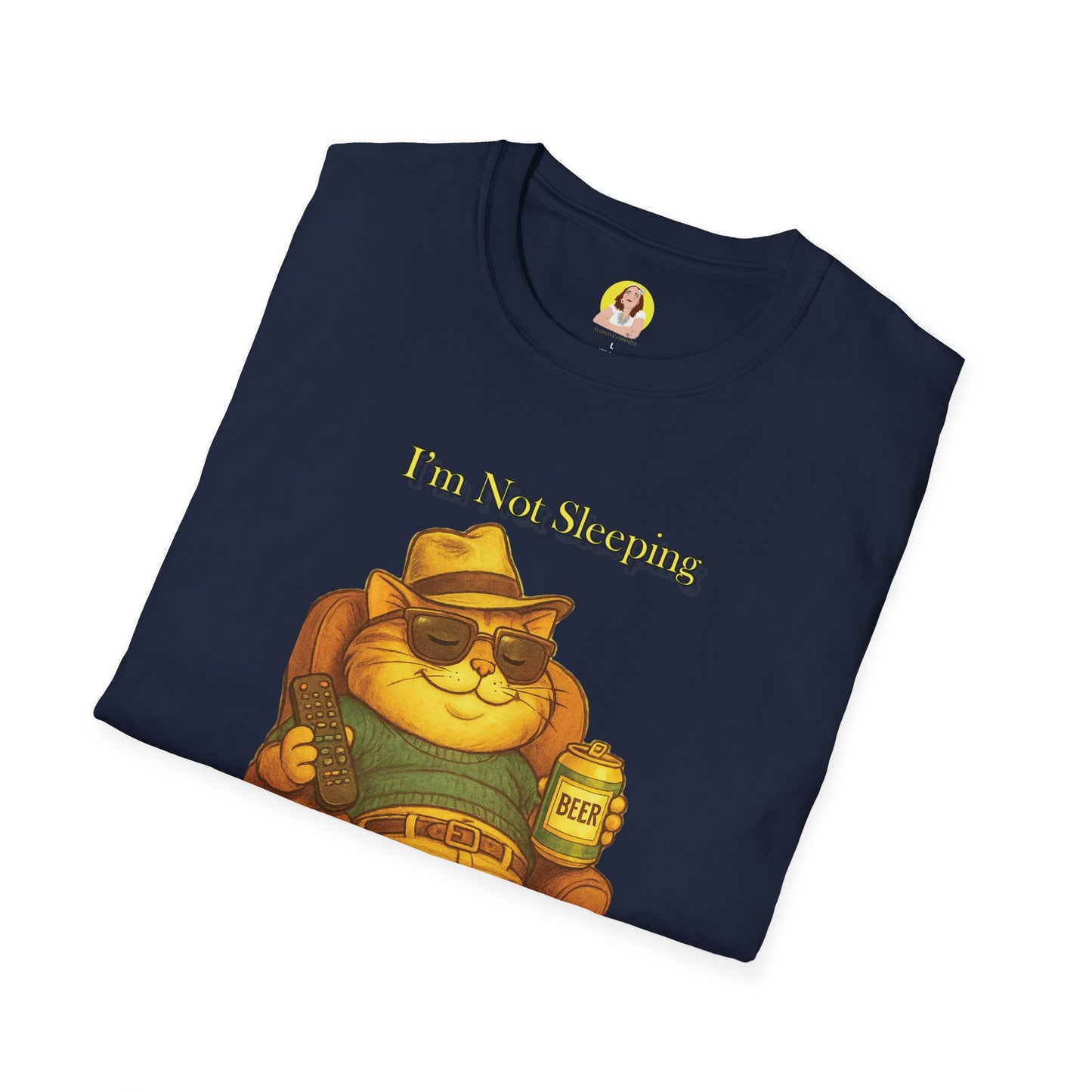 Chill Vibes T-Shirt - I'm Not Sleeping, Just Resting My Eyes, Relaxed Style, Perfect for Lazy Days, Gift for Friends