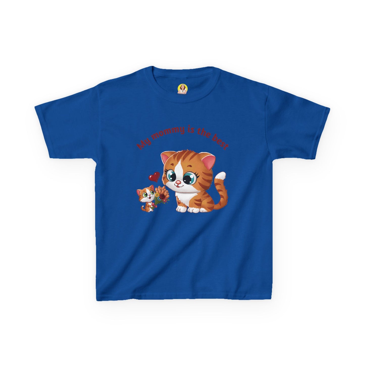 Adorable Kids T-Shirt: 'My Mommy is the Best' Cat Design, Perfect Gift for Mother's Day, Birthday, Everyday Wear, Fun Fashion, Child's Tee