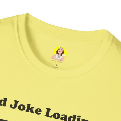 Dad Joke Loading Unisex Softstyle T-Shirt, Funny Gift for Dads, Father's Day Tee, Humor Apparel, Casual Wear