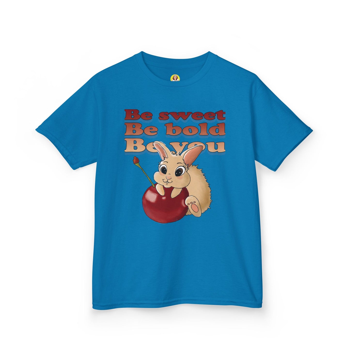 Cute Bunny Kids Tee - Heavy Cotton™ T-Shirt for Spring Celebrations