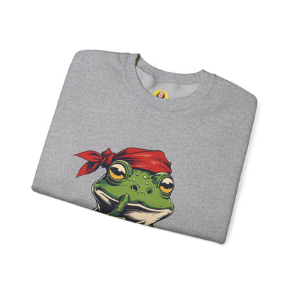 Frog Stop Complaining Sweatshirt, Funny Gift for Frog Lovers, Cozy Unisex Crewneck, Perfect for Relaxing, Gift for Friends