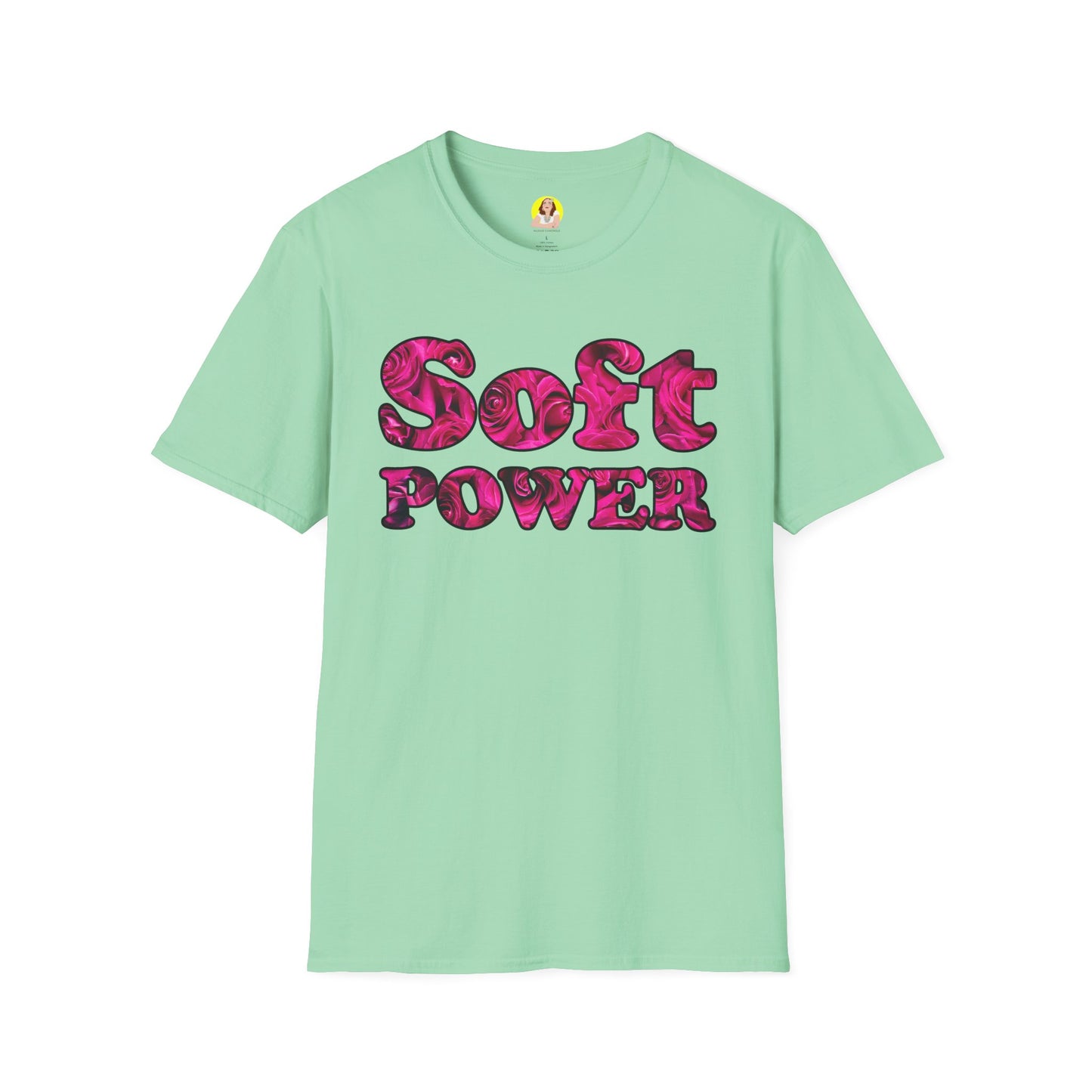 Unisex Softstyle T-Shirt - Soft Power, Casual Tee, Feminist Shirt, Summer Wear, Gift for Her