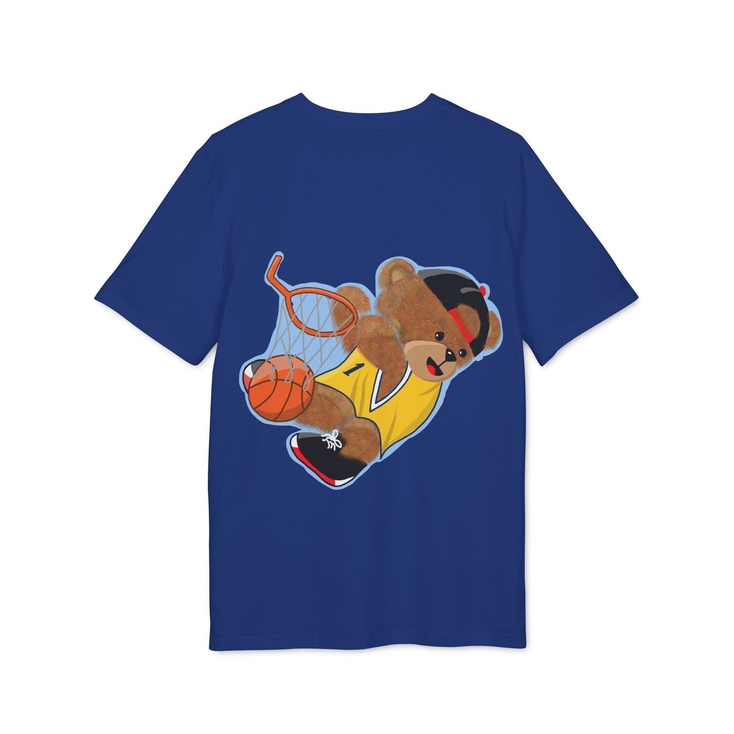 Unisex Basketball Bear Graphic T-shirt, Fun Sports Tee, Perfect for Kids & Teens, Gift for Sports Lovers, Cute Casual Wear