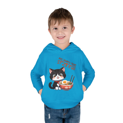 Cute Cat Toddler Hoodie, Adorable Fleece Pullover, Kids Gift, Cozy Winter Wear, Funny Animal Apparel, Cat Lover Hoodie, Cute Toddler Outfits