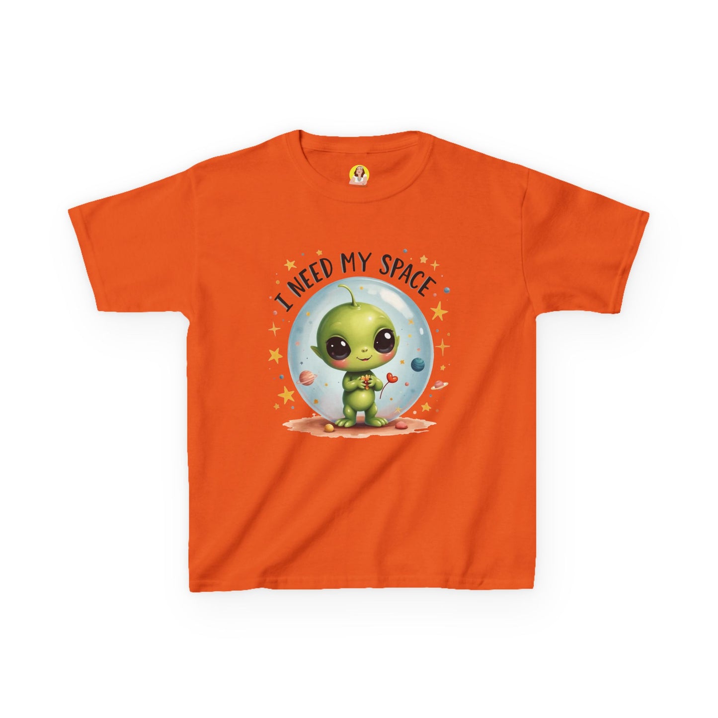 Kids Alien Graphic Tee - I Need My Space, Fun Kids Shirt, Cute Summer Apparel, Gift for Young Explorers, Outer Space Theme