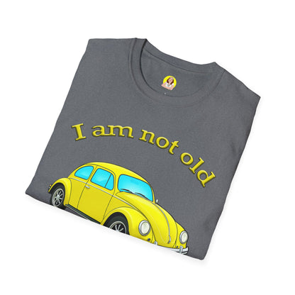 Classic Car Humor T-Shirt, Funny Gift for Father's Day, Retro Tee, Vintage Car Shirt, Birthday Present, Classic Style Apparel
